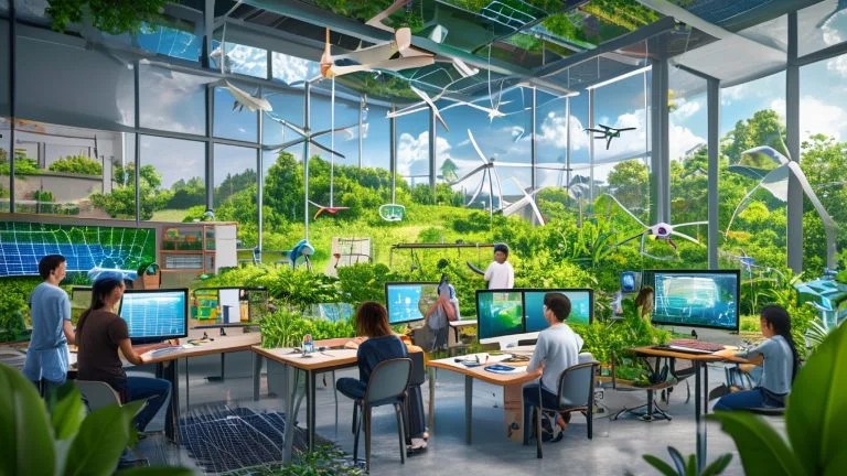 Como as Tecnologias Verdes Estão Revolucionando os Cursos Técnicos Ambientais