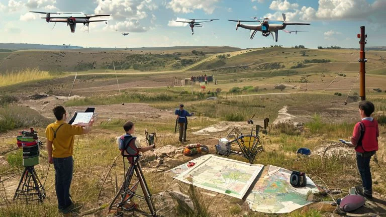 Técnicas Essenciais de Levantamento Topográfico para Cursos Técnicos