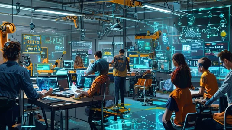 Como a automação transforma os novos cursos técnicos hoje