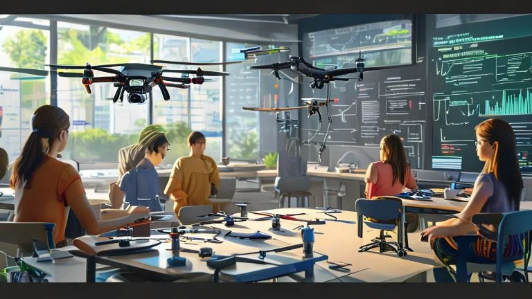 Como os drones revolucionam os cursos técnicos hoje
